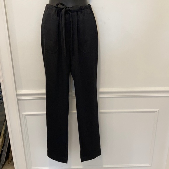 Chico's Black Label Black Tie Waist Pants in Small - Picture 1 of 7